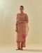 Rukmini pink paneled kurta set