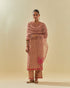 Rukmini pink paneled kurta set
