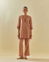 Rukmini pink short kurta set