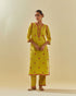 Rukmini yellow straight kurta set