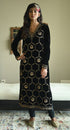 Rumi black kurta with chudidaar