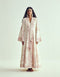 Rumi ivory anarkali with long jacket
