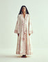 Rumi ivory anarkali with long jacket