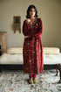 Rumi red kurta with chudidaar