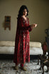 Rumi red kurta with chudidaar