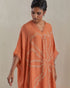 Rust crushed kaftan set