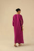 Saaz magenta phiran set