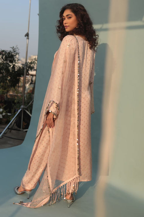 Saba pink kurta set