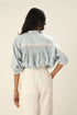 Sabinii powder blue smocking shirt