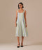 Sage glow dress