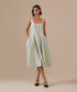 Sage glow dress