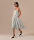 Sage glow dress