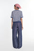 Salvia embroidered top