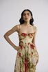 Sama crepe bralette dress