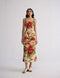 Sama embroidered top and skirt set