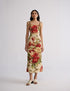 Sama embroidered top and skirt set