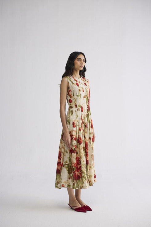 Sama panelled dress