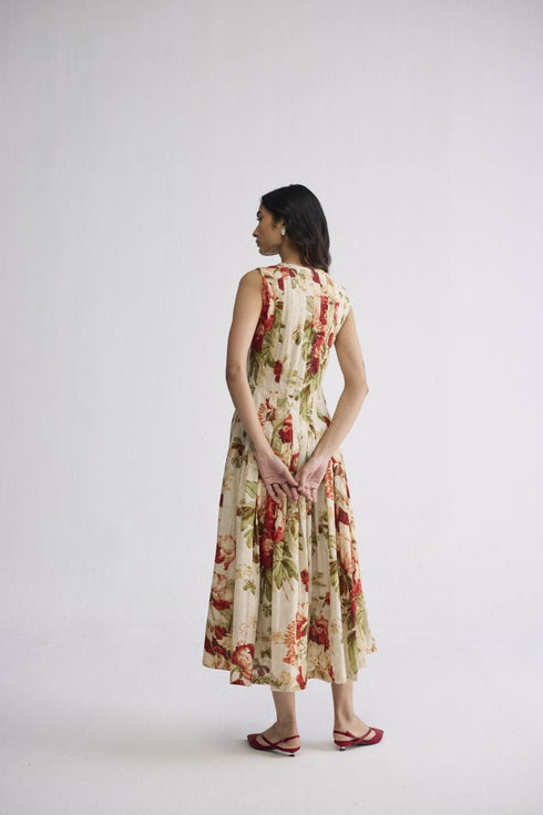 Sama panelled dress