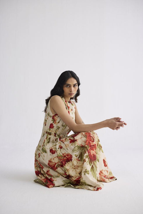 Sama panelled dress