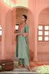 Sanganeri green kurta set