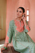 Sanganeri green kurta set