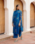 Sapphire floral embroidered kurta set