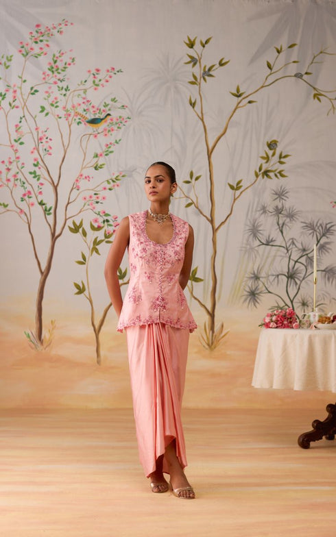 Sayali pink co-ord set