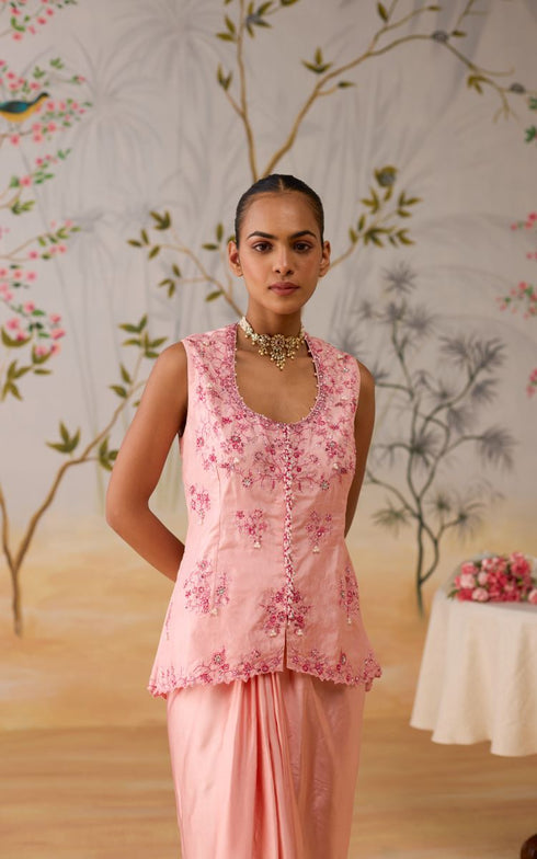 Sayali pink co-ord set