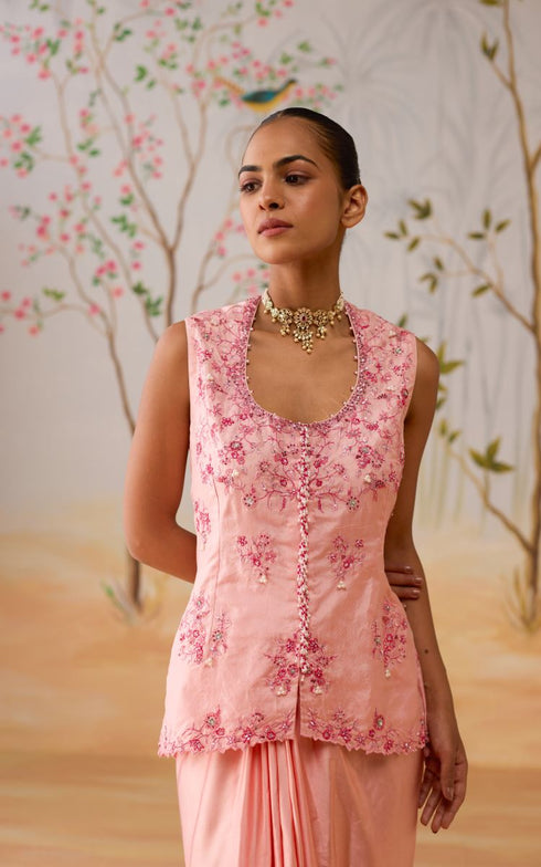 Sayali pink co-ord set