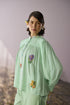 Seaglass pintuck top