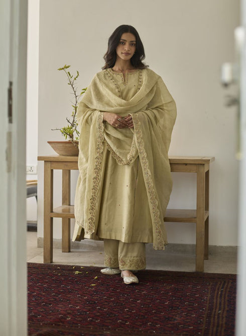 Seher mehrun kalidar kurta set