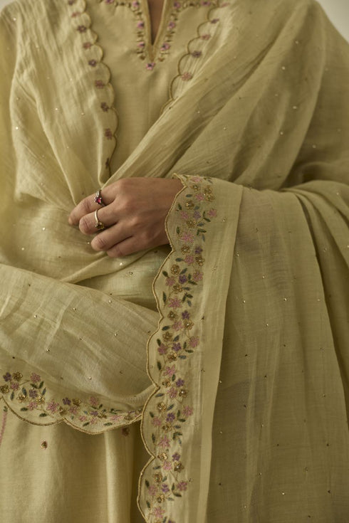 Seher mehrun kalidar kurta set