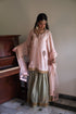 Shalimar Bagh pink anisha kurta with pista green Sharara