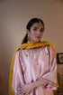 Shalimar Bagh pink sufi choga with pista green paki salwar