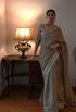 Shalimar Bagh sage green Jhilmil sari