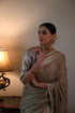 Shalimar Bagh sage green Jhilmil sari