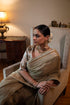 Shalimar Bagh sage green Jhilmil sari