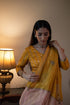 Shalimar Bagh yellow and pink chinar sari