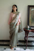 Shalimar nurjahan sage green sari