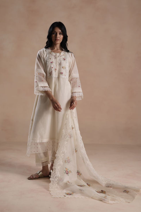 Siara ivory kurta set