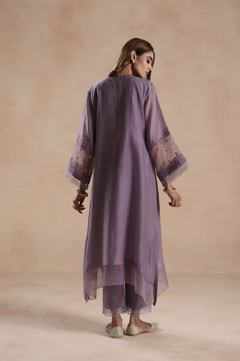 Siara purple kurta set