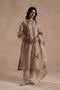 Sidra beige kurta set