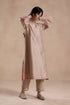 Sidra beige kurta set