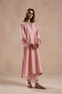 Sidra pastel pink kurta set