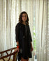 Sira kajal black kurta