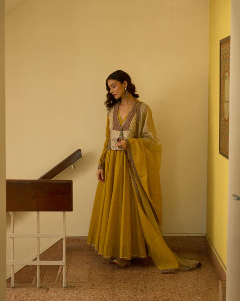 Sital basant yellow kurta
