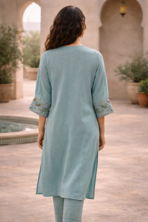 Sitara kora kurta set