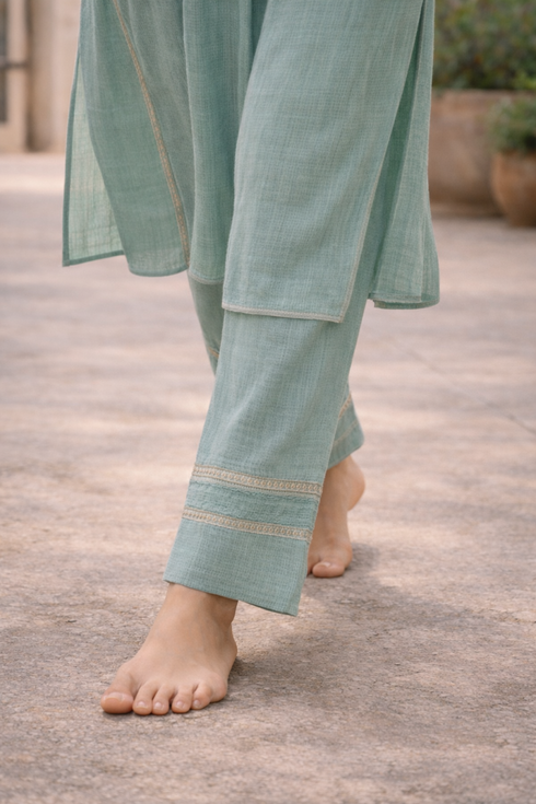 Sitara kora kurta set