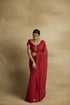 Sitara scarlet red sari set