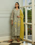 Slate floral embroidered kurta set